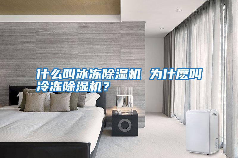 什么叫冰凍除濕機 為什麼叫冷凍除濕機？