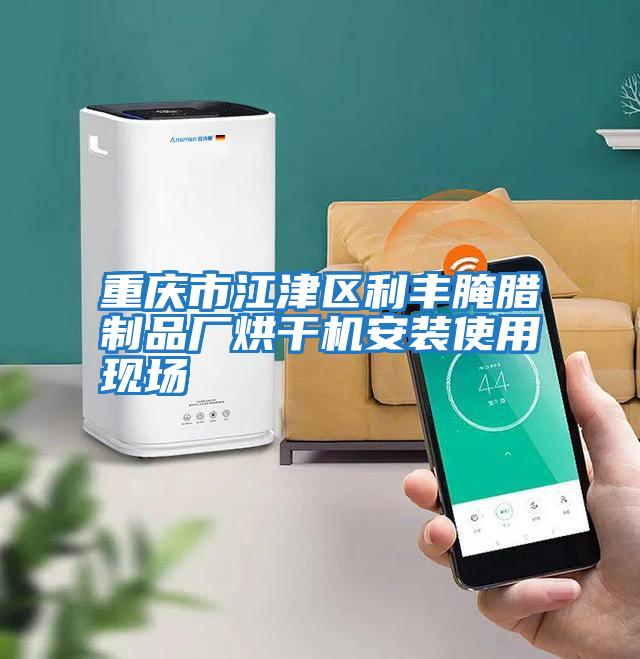 重慶市江津區(qū)利豐腌臘制品廠(chǎng)烘干機(jī)安裝使用現(xiàn)場(chǎng)