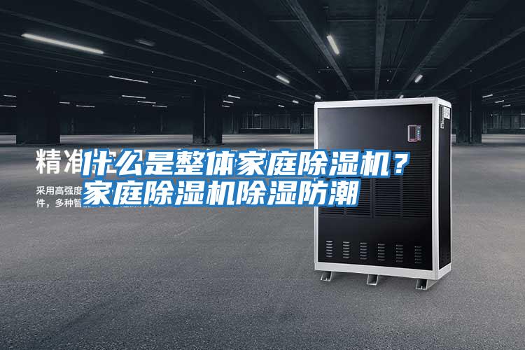 什么是整體家庭除濕機？ 家庭除濕機除濕防潮