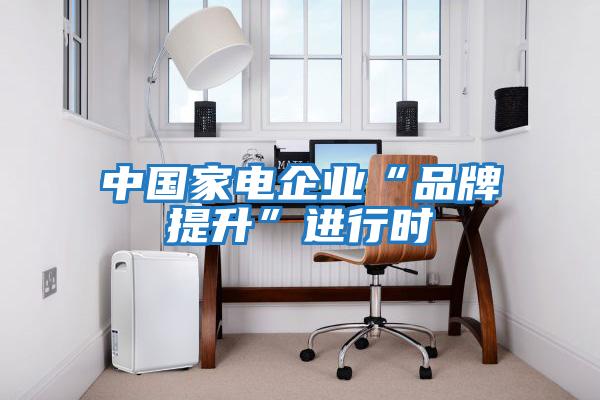 中國家電企業(yè)“品牌提升”進(jìn)行時