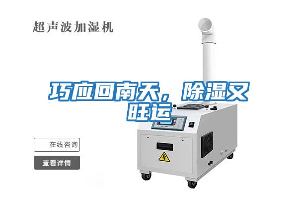 巧應回南天，除濕又旺運