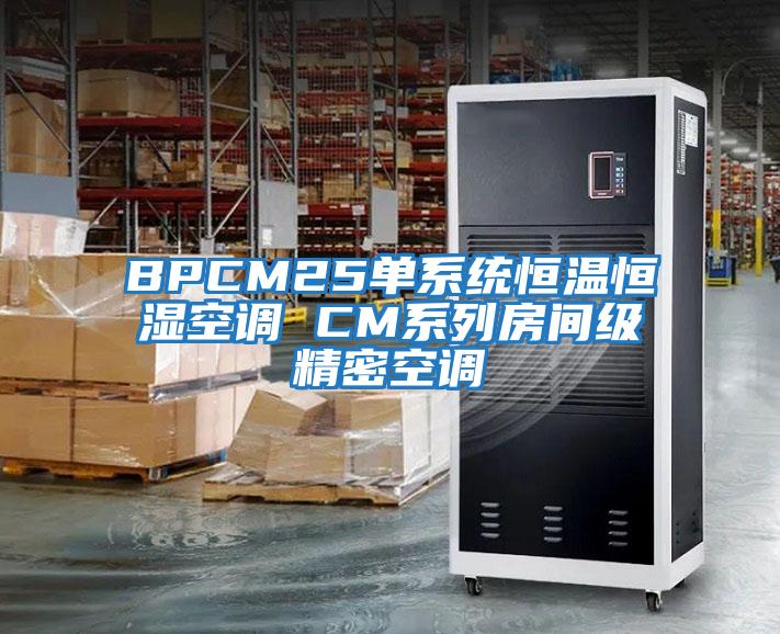 BPCM25單系統(tǒng)恒溫恒濕空調 CM系列房間級精密空調