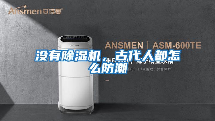 沒有除濕機，古代人都怎么防潮