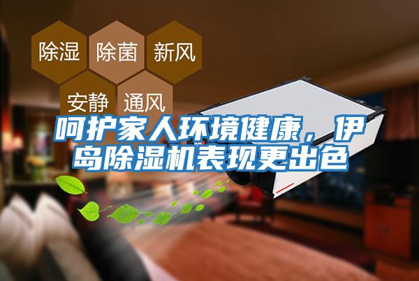 呵護家人環境健康，伊島除濕機表現更出色