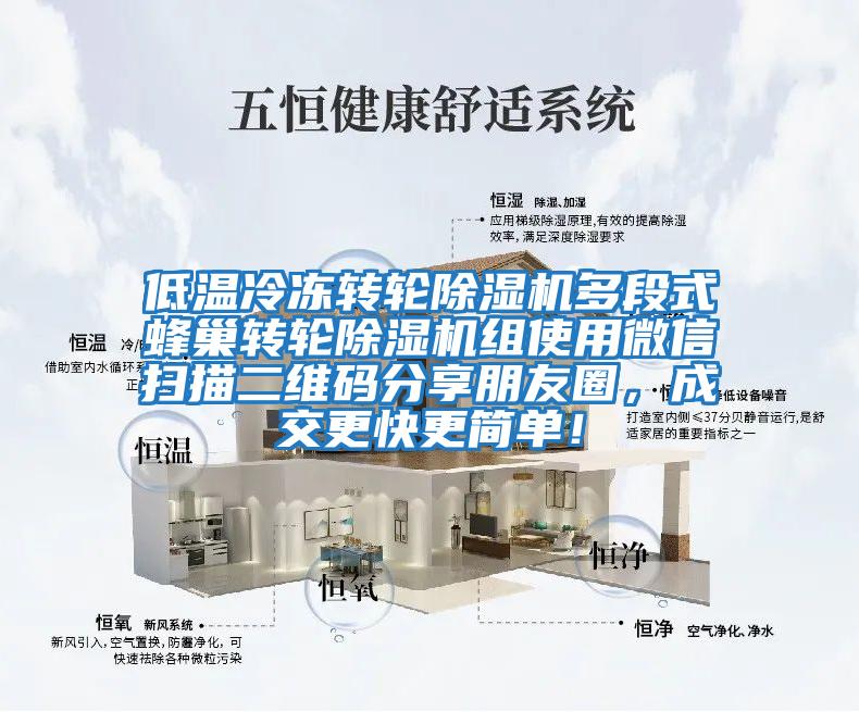 低溫冷凍轉輪除濕機多段式蜂巢轉輪除濕機組使用微信掃描二維碼分享朋友圈，成交更快更簡單！