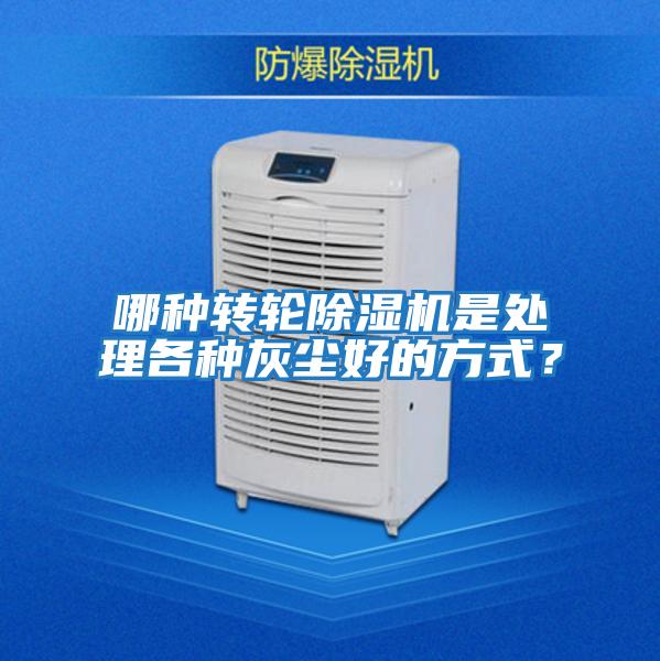 哪種轉輪除濕機是處理各種灰塵好的方式？