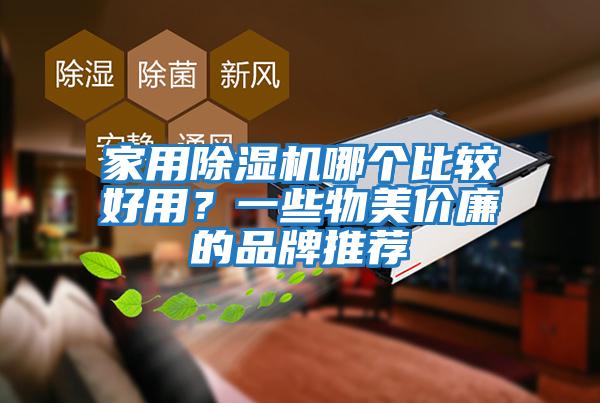 家用除濕機哪個比較好用?一些物美價廉的品牌推薦