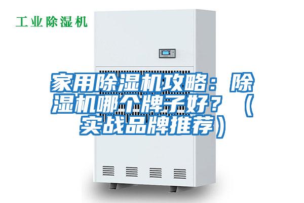 家用除濕機攻略:除濕機哪個牌子好?(實戰品牌推薦)