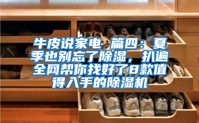 牛皮說家電 篇四:夏季也別忘了除濕,扒遍全網(wǎng)幫你找好了8款值得入手的除濕機(jī)