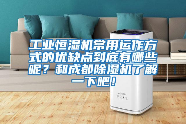 工業恒濕機常用運作方式的優缺點到底有哪些呢？和成都除濕機了解一下吧！