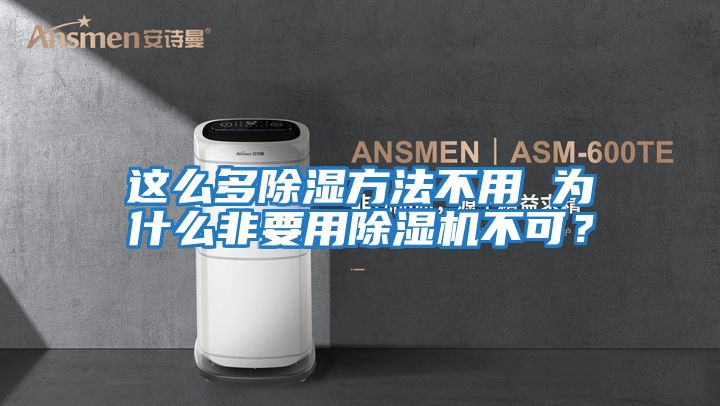 這么多除濕方法不用 為什么非要用除濕機(jī)不可？