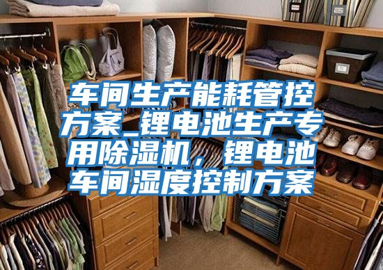 車間生產(chǎn)能耗管控方案_鋰電池生產(chǎn)專用除濕機(jī),鋰電池車間濕度控制方案