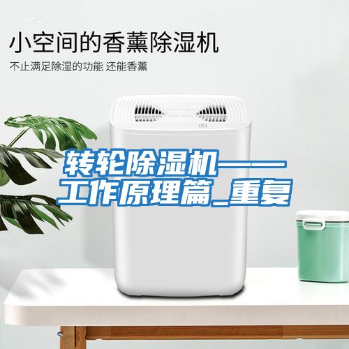 轉輪除濕機——工作原理篇_重復