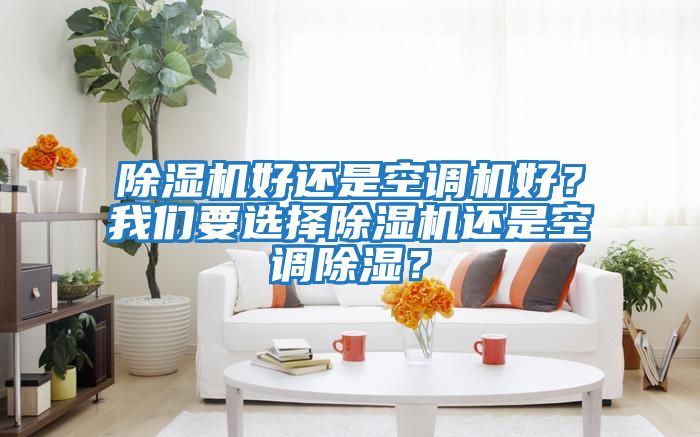 除濕機好還是空調機好？我們要選擇除濕機還是空調除濕？