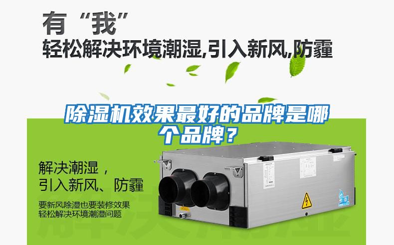 除濕機效果最好的品牌是哪個品牌？