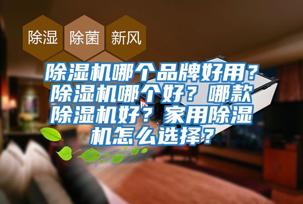 除濕機哪個品牌好用？除濕機哪個好？哪款除濕機好？家用除濕機怎么選擇？
