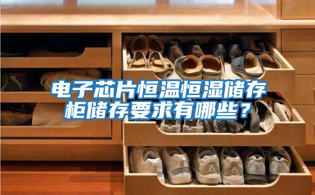 電子芯片恒溫恒濕儲存柜儲存要求有哪些？